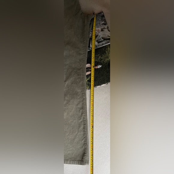 LL Bean Natural Fit Corduroy Pants In Green/Gray Size 32 x 32 - Picture 9 of 15